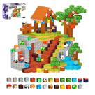 Brinquedo Blocos De Montar Magnéticos Cubos Crafts 100 Pçs DESENHO:CASINHA