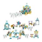 Brinquedo Blocos de Montar Para Meninas Princesa do Gelo Carruagem e Bonecas Brinquedo Blocos de Montar Para Meninas Princesa do Gelo Carruagem e Bonecas