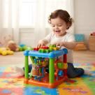 Brinquedo Blocos Interativos Educativo Letras e Peças Interativas Para Desenolvimento Infantil Na Caixa Divplast