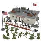Brinquedo BMC WW2 Secret Stronghold 36 peças de plástico masculino