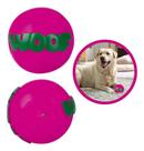 Brinquedo Bola Bolinha Woof Vinil Cachorro Pet Borracha Rosa-chiclete Brinquedo Bola Bolinha Woof Vinil Cachorro Pet Borracha Rosa-chiclete