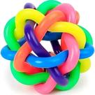 Brinquedo Bola Pequena Trançada Com Sino Ideal Para Pets