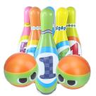 Brinquedo Boliche Educativo Infantill 6 Pinos 2 Bolas Intuitivo Macio Castela