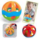 Brinquedo Bolinha Chocalho Colorida Para Bebê Sensorial Brinquedo Bolinha Chocalho Colorida Para Bebê Sensorial