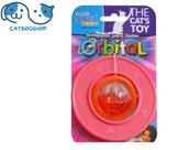 Brinquedo Bolinha Orbital para gatos - Laranja/Rosa Brinquedo Bolinha Orbital para gatos - Laranja/Rosa