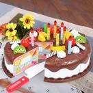Brinquedo Bolo de Aniversário Comidinhas Crec Crec 37 pçs
