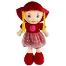 Brinquedo Boneca de Pano Pelúcia Infantil Maça Vermelho Castela