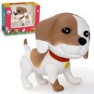 Brinquedo Boneco Cachorrinho Beagle Super Realista Em Vinil