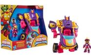 Brinquedo boneco com veículo ironheart coração de ferro hasbro g1258