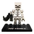 Brinquedo Boneco Minecraft Myworld Lego Esqueleto