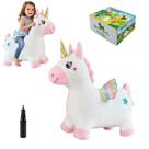 Brinquedo Bouncy Horse HotMax Unicorn para crianças de 2 anos com bomba