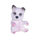 Brinquedo Cachorrinho Filhote Pet Love Husky 11cm Plástico Vinil 3+ anos com Cabeça Articulada Cotiplas - 2668