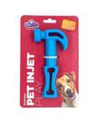 Brinquedo Cães Pet Play Martelo Azul Rígido - Pet Injet