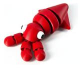 Brinquedo Camaleão Articulados 3d Chaveiro E Fidget Anti Estresse Kit 4UND