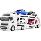 Brinquedo Caminhão Carreta Cegonheira Gigante Diesel Rx Branco 1308 Roma