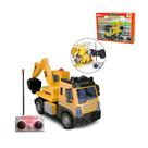 Brinquedo Caminhão De Controle Remoto Blocks Serie Rc Trucks Escavadeira DM Toys