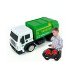 Brinquedo Caminhão de Lixo Carrinho Controle Remoto Coleta