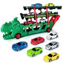 Brinquedo Caminhão Dinossauro com Carrinhos Diversão Garantida Dia das Crianças