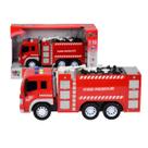 Brinquedo Caminhao Veiculo De Bombeiro Rescue Vermelho Bbr