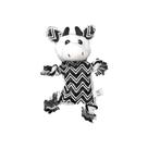 Brinquedo Cao Preto e Branco Pelúcia Corda Vaca Western Pet - Western Home Brinquedo Cao Preto e Branco Pelúcia Corda Vaca Western Pet - Western Home