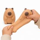 Brinquedo Capivara Squishy Antiestresse Diversão Estica Puxa