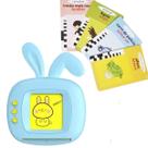 Brinquedo Card Infantil Cartão Fala Inglês Português Coelho Apraxia Autismo