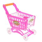 Brinquedo Carrinho De Compras Mercadinho Market Rosa Castela