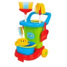 Brinquedo Carrinho De Limpeza Infantil Cleaning Trolley Mop Faxina Faz de Conta Brinquedo Carrinho De Limpeza Infantil Cleaning Trolley Mop Faxina Faz de Conta