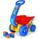 Brinquedo Carrinho De Mão Infantil Com Blocos - Homeplay