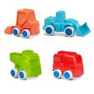 Brinquedo Carrinho Infantil Babê Primeira infância 4 unid