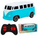 Brinquedo Carrinho Kombi Modelo Vintage De Controle Remoto Funções Frente Ré Direita Esquerda