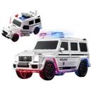 Brinquedo Carrinho Polícia Abre Portas E Teto Bate E Volta luz E Som.
