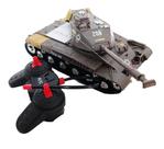 Brinquedo Carrinho Tanque De Guerra De Controle Remoto Com Luz E Som