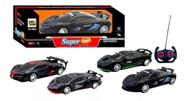 Brinquedo Carro de corrida com controle remoto cores variadas