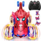 Brinquedo Carro Rc Com Rodas Led E Movimento 360 Graus Presente Ideal