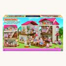 Brinquedo Casa Telhado Vermelho com Luzes Sótão Secreto Sylvanian Families Epoch - 5708