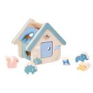 Brinquedo Casinha Cloudy de Encaixe Pedagógico Método Montessori Coordenação Motora Buba