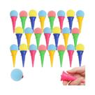 Brinquedo Catapulta De Bolas De Espuma Macias Para Crianças, Tema Sorvete, 10, 20 Ou 30 Peças,