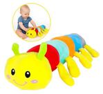 Brinquedo Centopéia Pelúcia Colorida 42cm For Kids - Macia e Interativa