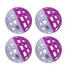 Brinquedo Chalesco Bola para Gato com Guizo 40mm Rosa c/ 4 unidades para gato Brinquedo Chalesco Bola para Gato com Guizo 40mm Rosa c/ 4 unidades para gato