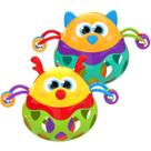 Brinquedo Chocalho Infantil Interativo Vai e Vem Bichinho Sortido Jxp Brink p/ Chá de Bebe Dia das Crianças Aniversário Escola