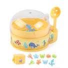 Brinquedo Claw Machine Mini 8 Dinosaur Gashapon com 8 pequenos prêmios