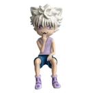 Brinquedo colecionável Cute Anime Cat Face Boy Figure 11 cm de PVC