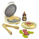 Brinquedo Comidinha de Madeira Kit Waffles