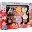 Brinquedo Comidinha Mini Chef Sobremesa 12 Peças Xalingo 1586.5