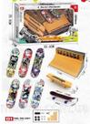 Brinquedo Conjunto Rampa Mini Skate De Plástico C/ Acessórios