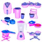 Brinquedo Cozinha Menina Jogo Panela Air Fryer Batedeira 22p Brinquedo Cozinha Menina Jogo Panela Air Fryer Batedeira 22p