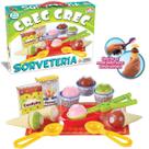 Brinquedo Crec Crec Sorveteria Comidinhas Com tiras autocolantes Brinquedo Crec Crec Sorveteria Comidinhas Com tiras autocolantes