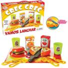 Brinquedo Crec Crec Vamos Lanchar Comidinhas Brinquedo Crec Crec Salada de Frutas Comidinhas com Fixa Facil Barulho