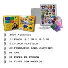 Brinquedo criativo Kit Educativo Arte - KIT PIXEL ART